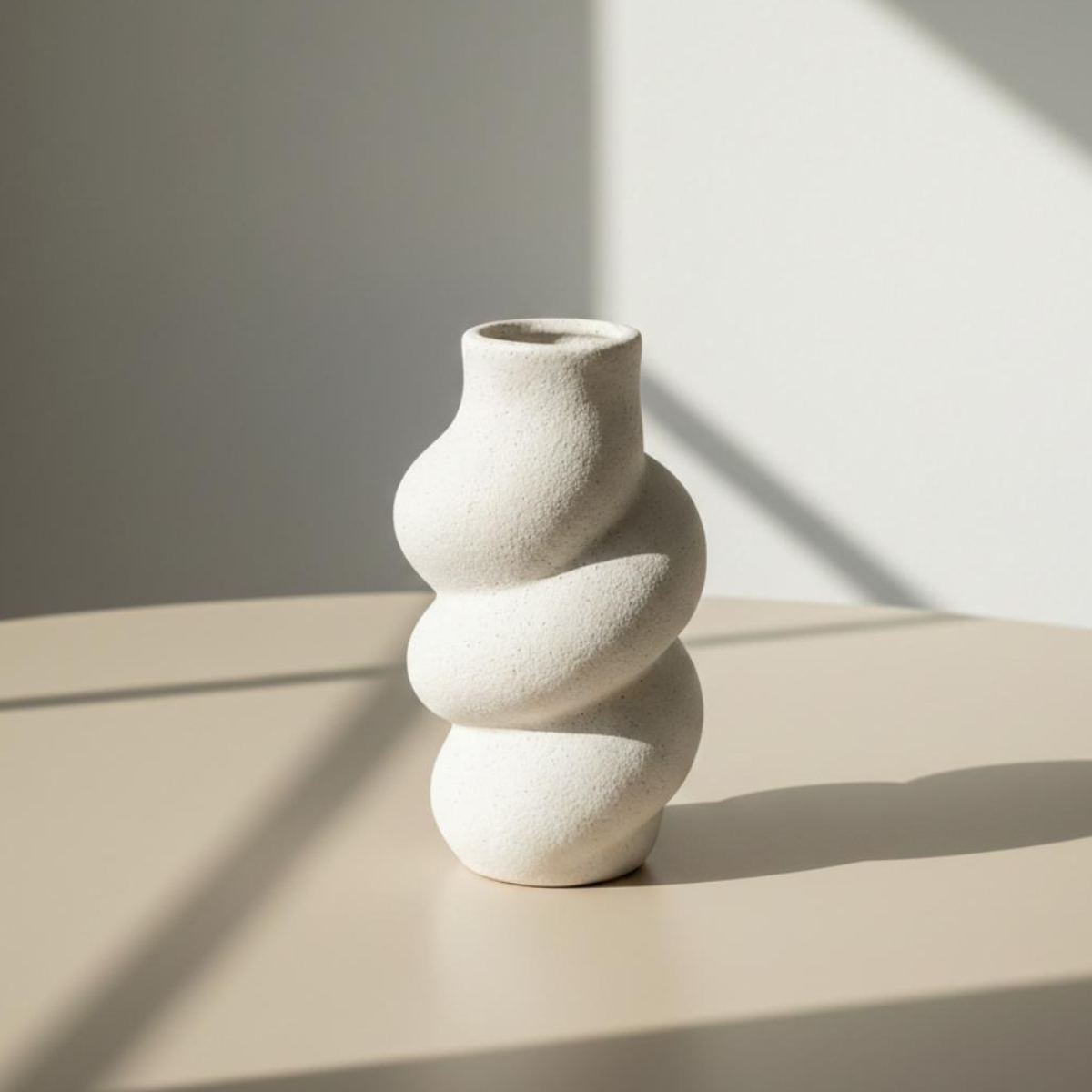 Βάζο Κεραμικό Στριφτό 22x6x11cm