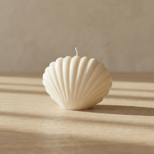 Κερί Σόγιας Κοχύλι Ocean Style | Minimal Διακόσμηση