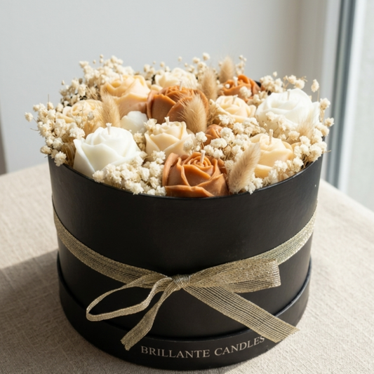 Cream Luxury Candle Box